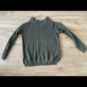 WOMENS cold shoulder size S sweater.